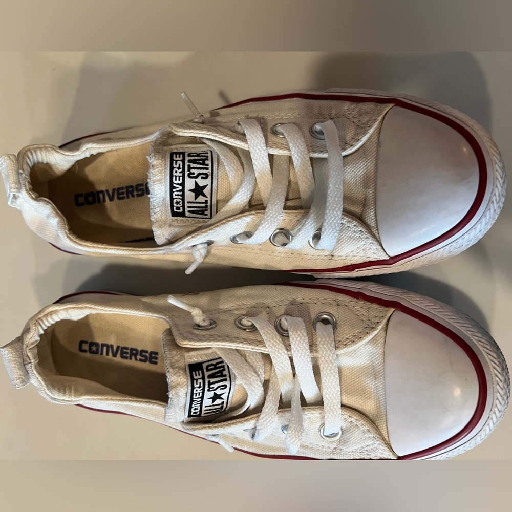 Women’s Converse Sneakers with Red Trim